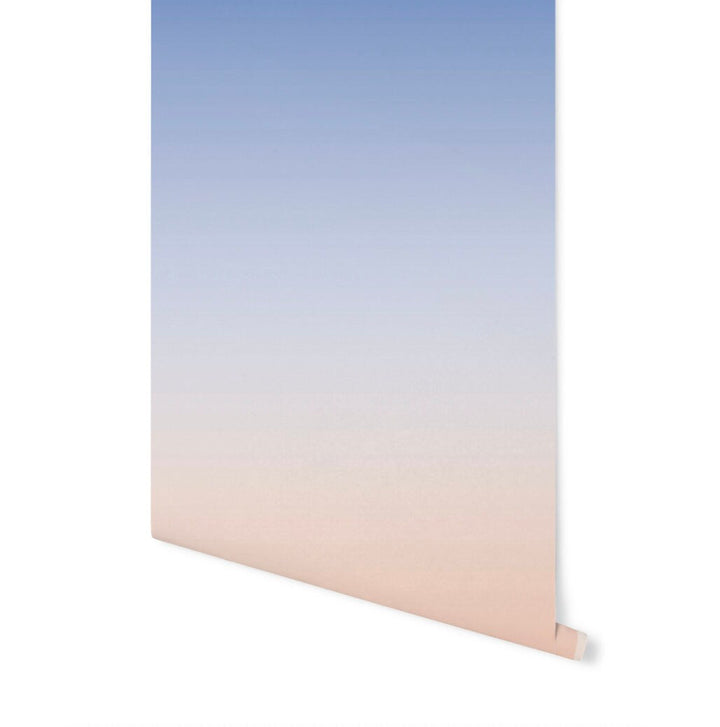 Wallpaper Ombre Blue Orange/ Peel and Stick Wallpaper Blue Ombre/ Peaches and Dream Ombre Wallpaper/ Removable/ Unpasted/ Pre-Pasted WW2077
