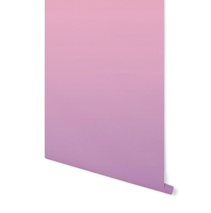 Wallpaper Ombre Pink Purple/ Peel and Stick Wallpaper/ Pink and Purple Ombre Wallpaper/ Removable/ Unpasted/ Pre-Pasted Wallpaper WW1702