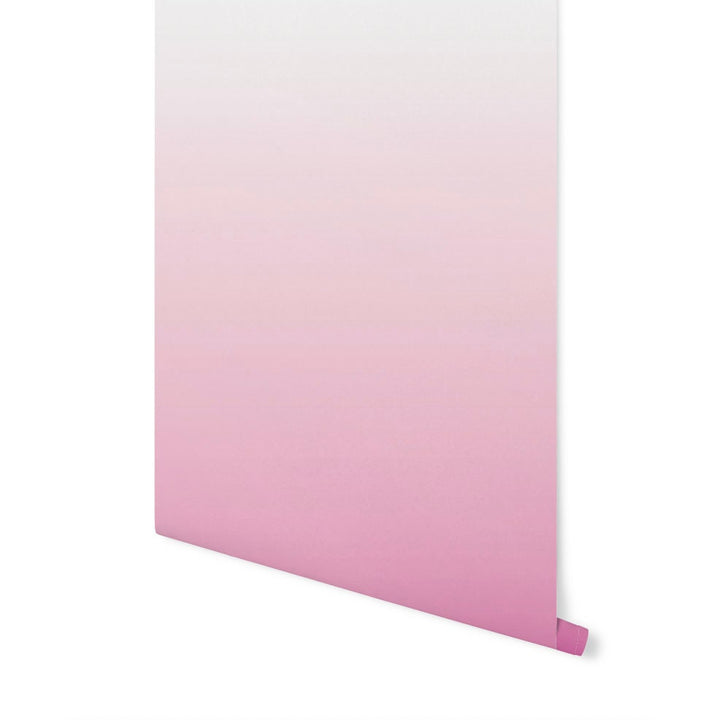 Wallpaper Ombre Pink/ Peel and Stick/ Bubblegum Pink Ombre Wallpaper/ Removable Wallpaper/ Unpasted Wallpaper/ Pre-Pasted Wallpaper WW2129