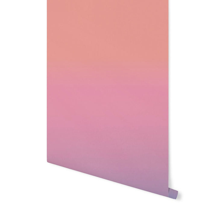 Wallpaper Ombre Pink Peel and Stick Wallpaper/ Sunset Ombre Wallpaper/ Removable Wallpaper/ Unpasted Wallpaper/ Pre-Pasted Wallpaper WW1706