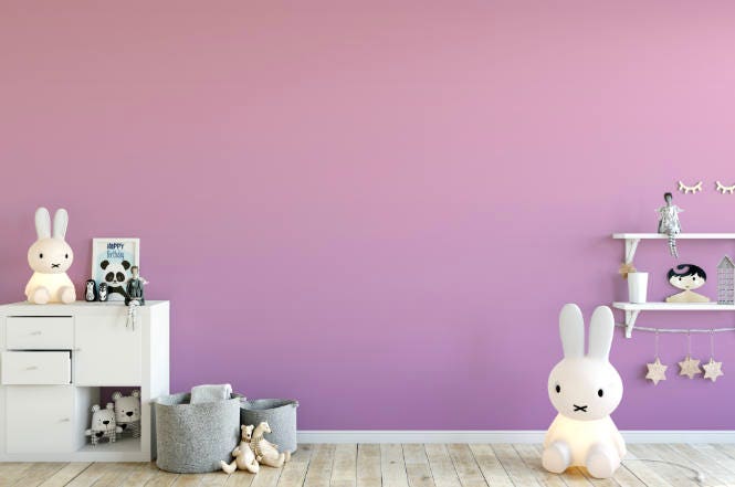 Wallpaper Ombre Pink/ Peel and Stick Wallpaper/ Pink and Purple Ombre Wallpaper/ Removable Wallpaper/ Unpasted/ Pre-Pasted WW1702