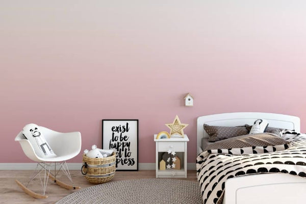 Wallpaper Ombre Pink/ Peel and Stick/ Dusty Rose Ombre Wallpaper/ Removable Wallpaper/ Unpasted Wallpaper/ Pre-Pasted Wallpaper WW1816