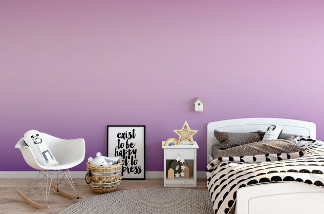 Wallpaper Ombre Pink/ Peel and Stick Wallpaper Purple/ Ultra Violet & Pink Lavender Ombre Wallpaper/ Removable Wallpaper/ Unpasted/ WW1821