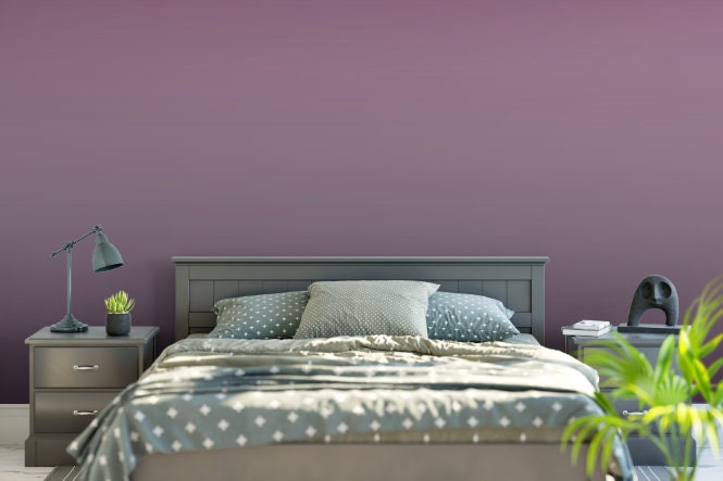 Wallpaper Ombre Purple/ Peel and Stick Wallpaper Purple/ Plum Ombre Wallpaper/ Removable/ Unpasted/ Pre-Pasted Wallpaper WW1836