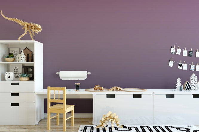 Wallpaper Ombre Purple/ Peel and Stick Wallpaper Purple/ Plum Ombre Wallpaper/ Removable/ Unpasted/ Pre-Pasted Wallpaper WW1836