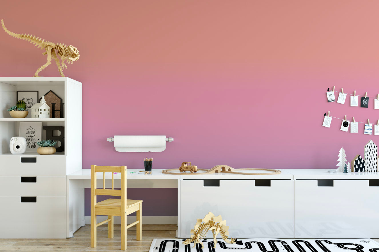 Wallpaper Ombre Pink Peel and Stick Wallpaper/ Sunset Ombre Wallpaper/ Removable Wallpaper/ Unpasted Wallpaper/ Pre-Pasted Wallpaper WW1706