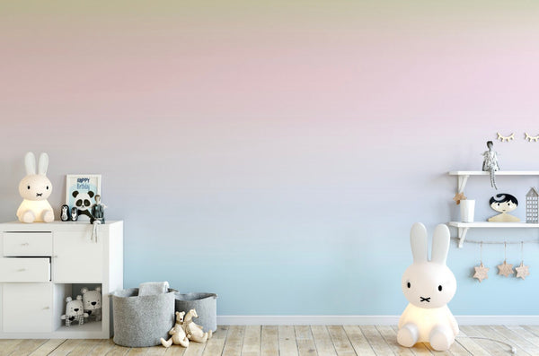 Wallpaper Ombre Rainbow Pastel/ Peel and Stick Wallpaper/ Fairy Dust Ombre Wallpaper/ Removable Wallpaper/ Unpasted/ Pre-Pasted WW2043