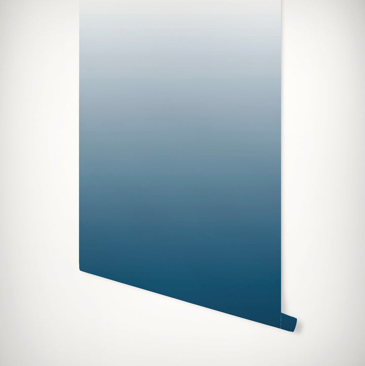 Wallpaper Ombre Blue/ Peel and Stick Wallpaper Blue/ Blue Ombre Wallpaper/ Removable/ Unpasted Wallpaper/ Pre-Pasted Wallpaper WW1901